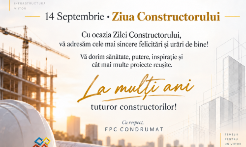 La mulți ani celor care construiresc viitorul!